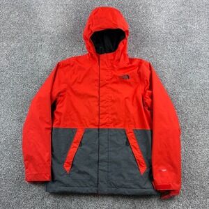 The North Face Vortex Triclimate Jacket Boys L Red DryVent Hooded Rain NF0A3NOB